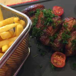 Magret de canard grillé et frites - Winstub HB Horbourg-Wihr Colmar Alsace