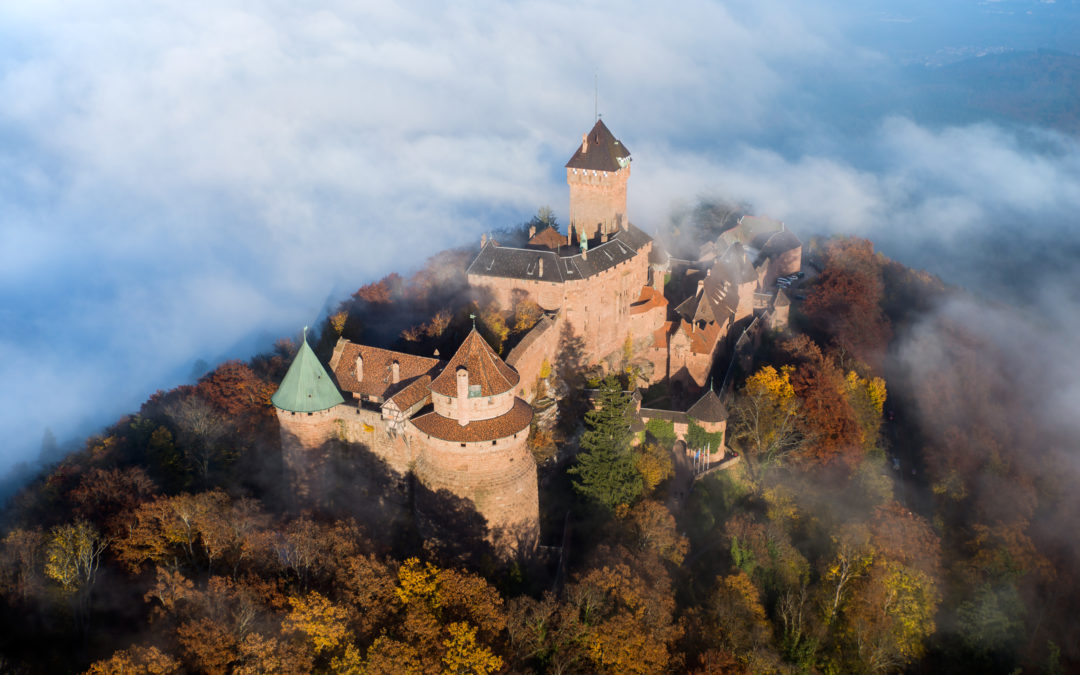 Photo Château du Haut-Kœnigsbourg - Vue du ciel - Tristan Vuano