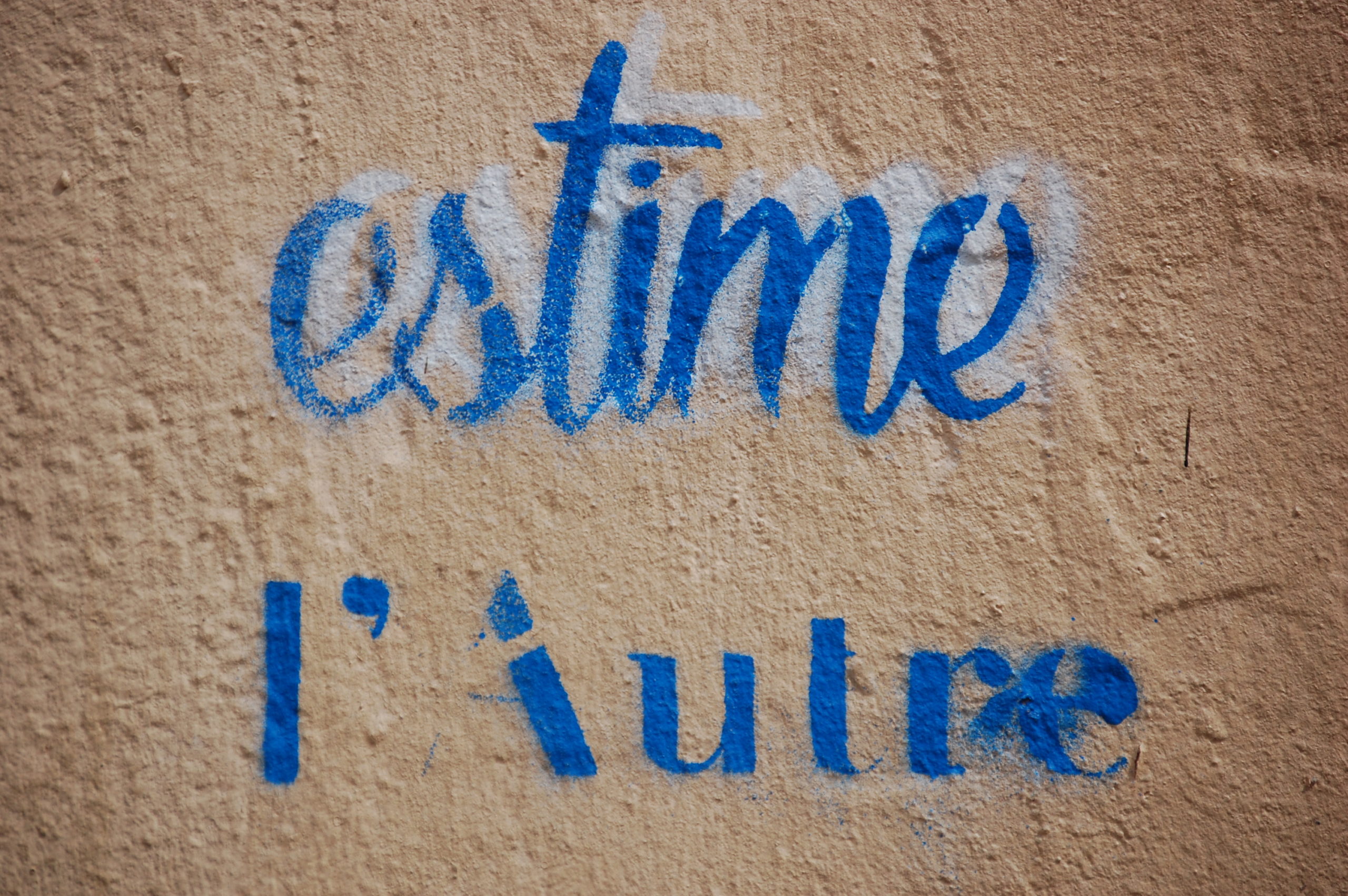 Tag d'une rue de Lyon - street art - utilisation de cette image dans l'article sur mon burn out