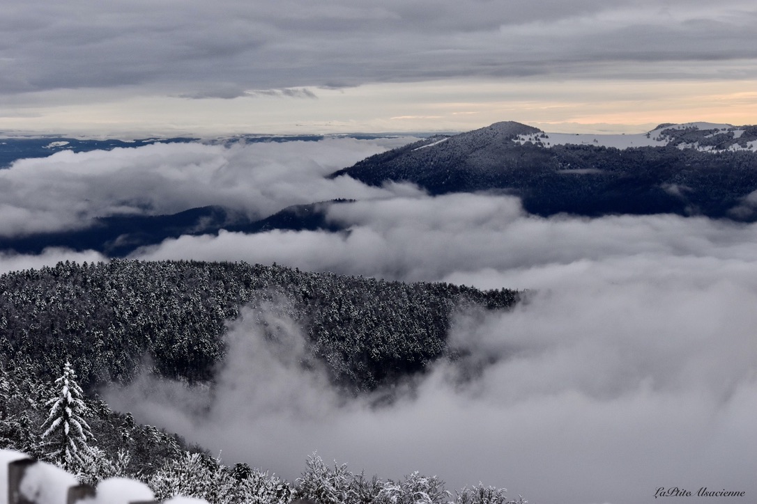 Vue depuis le Markstein - Décembre 2020 - Photo par Cendrine Miesch dite LaPtiteAlsacienne