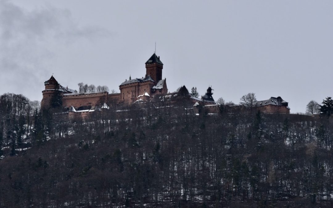 Le Haut-Koenigsbourg sous la neige