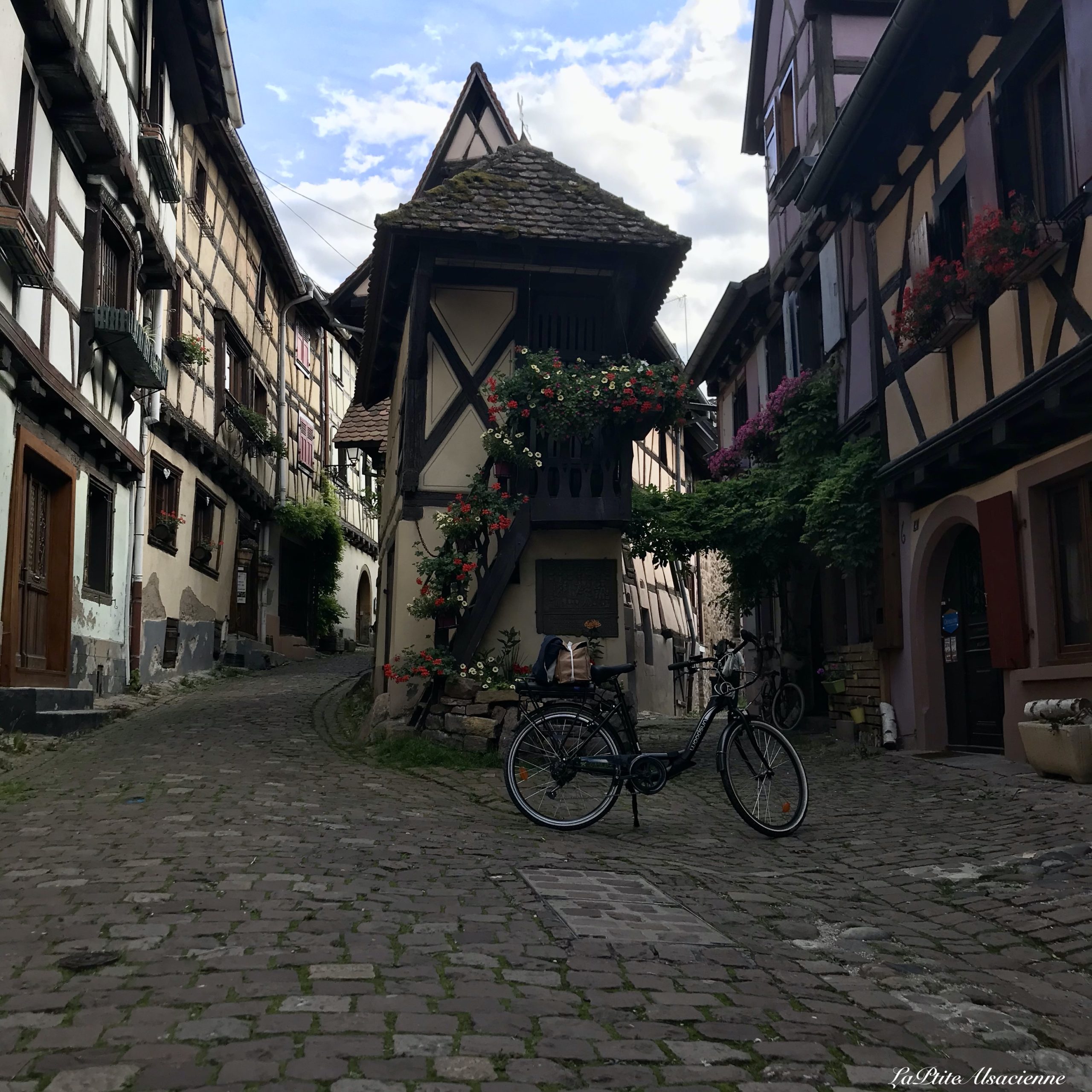 mon VAE m'a conduit jusqu'au pigeonnier à Eguisheim - Cendrine Miesch dite LaPtiteAlsacienne