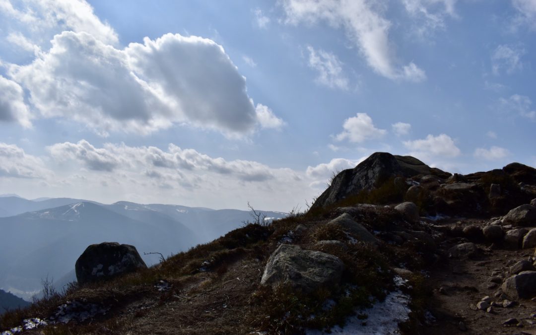 Sentier rocheux vers le Hohneck - Photo Cendrine Miesch dite LaPtiteAlsacienne