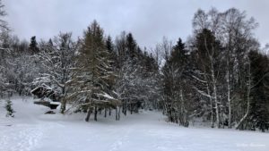abri de judenhut sous la neige janvier 2021