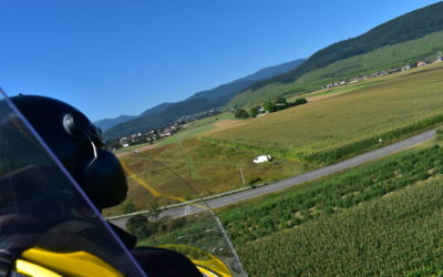L’Alsace vue du ciel en ULM autogire