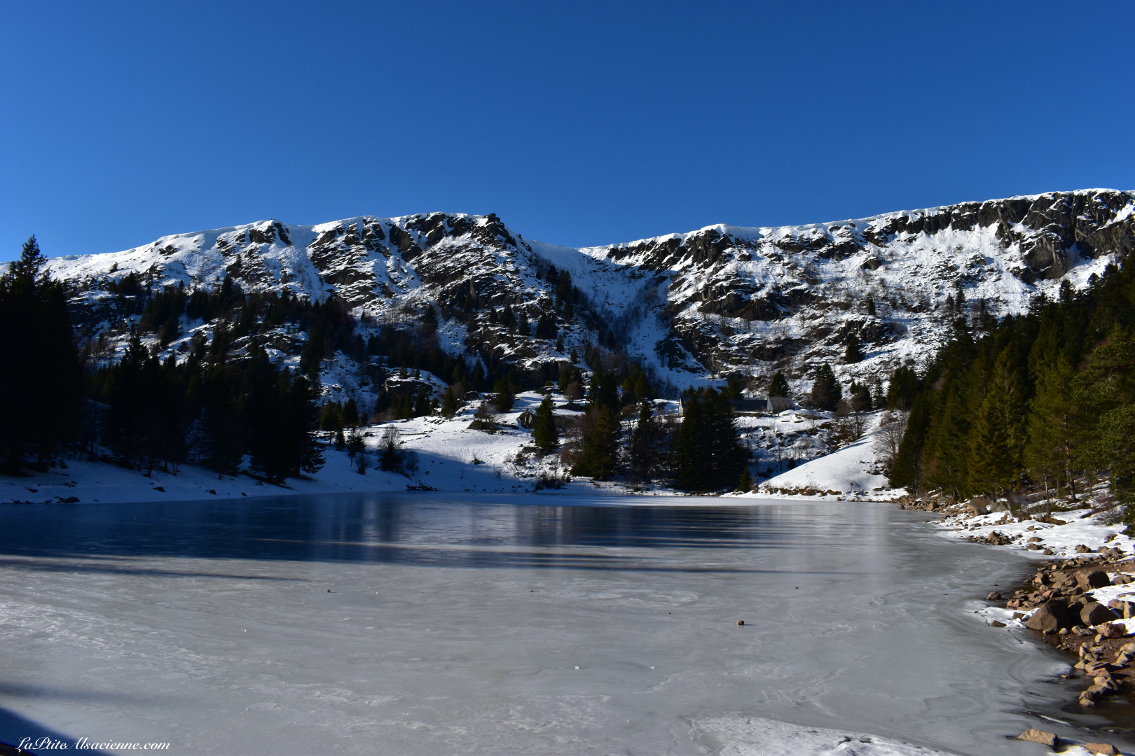 Lac du Forlet (Lac des Truites) Photo de décembre 2021 par Cendrine Miesch