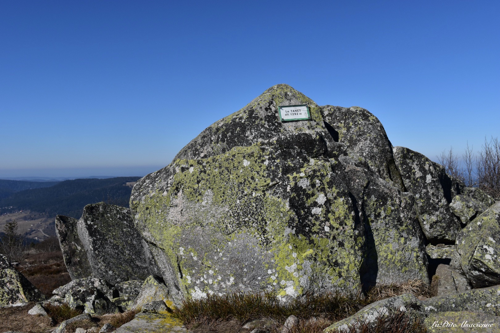 Le Tanet altitude 1292m - Photo de Cendrine Miesch dite LaPtiteAlsacienne