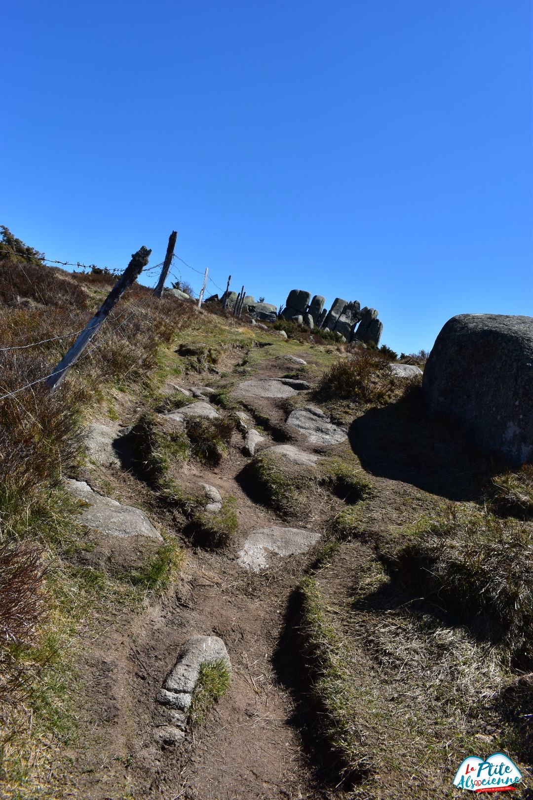 Mégalithes du Steinberg en direction du Petit Ballon - Alsace - Photo Cendrine Miesch