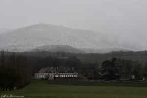 Le Château d'Ollwiller à Wuenheim, racheté il y a peu par la famille Mack de Europa Park. Photo prise par Cendrine Miesch en plein hiver.