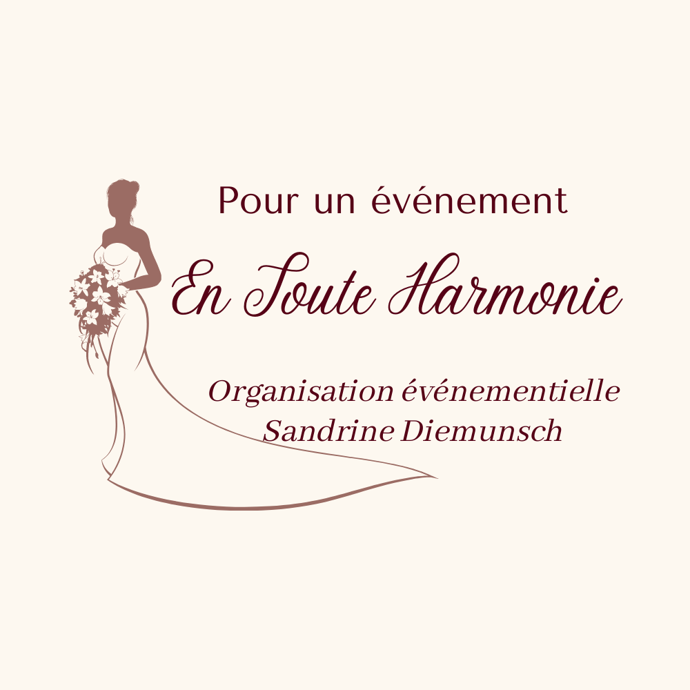 Logo pour un mariage en toute harmonie - Sandrine Diemunsch - projet de création d'entreprise événementielle