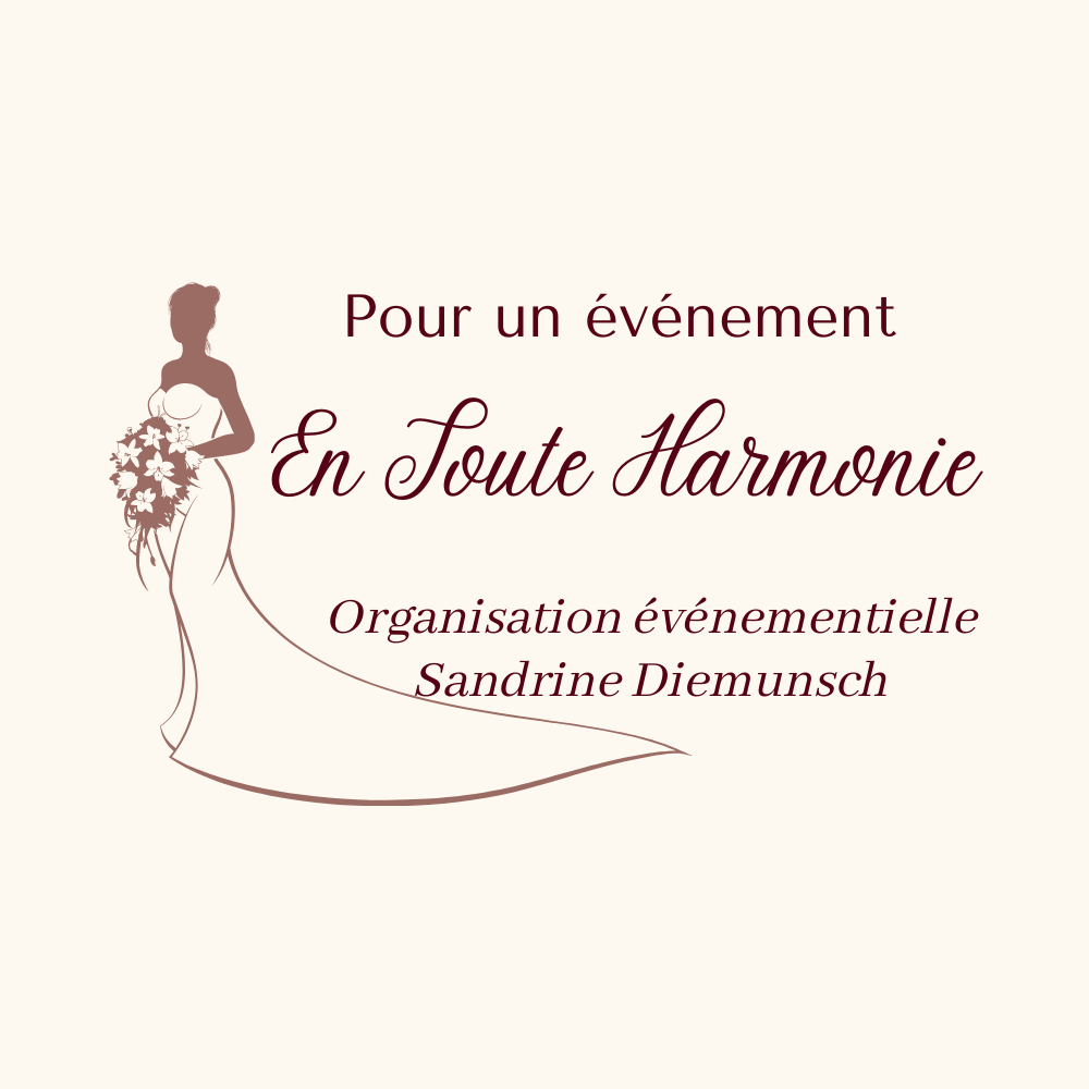 Logo pour un mariage en toute harmonie - Sandrine Diemunsch - projet de création d'entreprise événementielle Logo pour un mariage en toute harmonie - Sandrine Diemunsch - projet de création d'entreprise événementielle