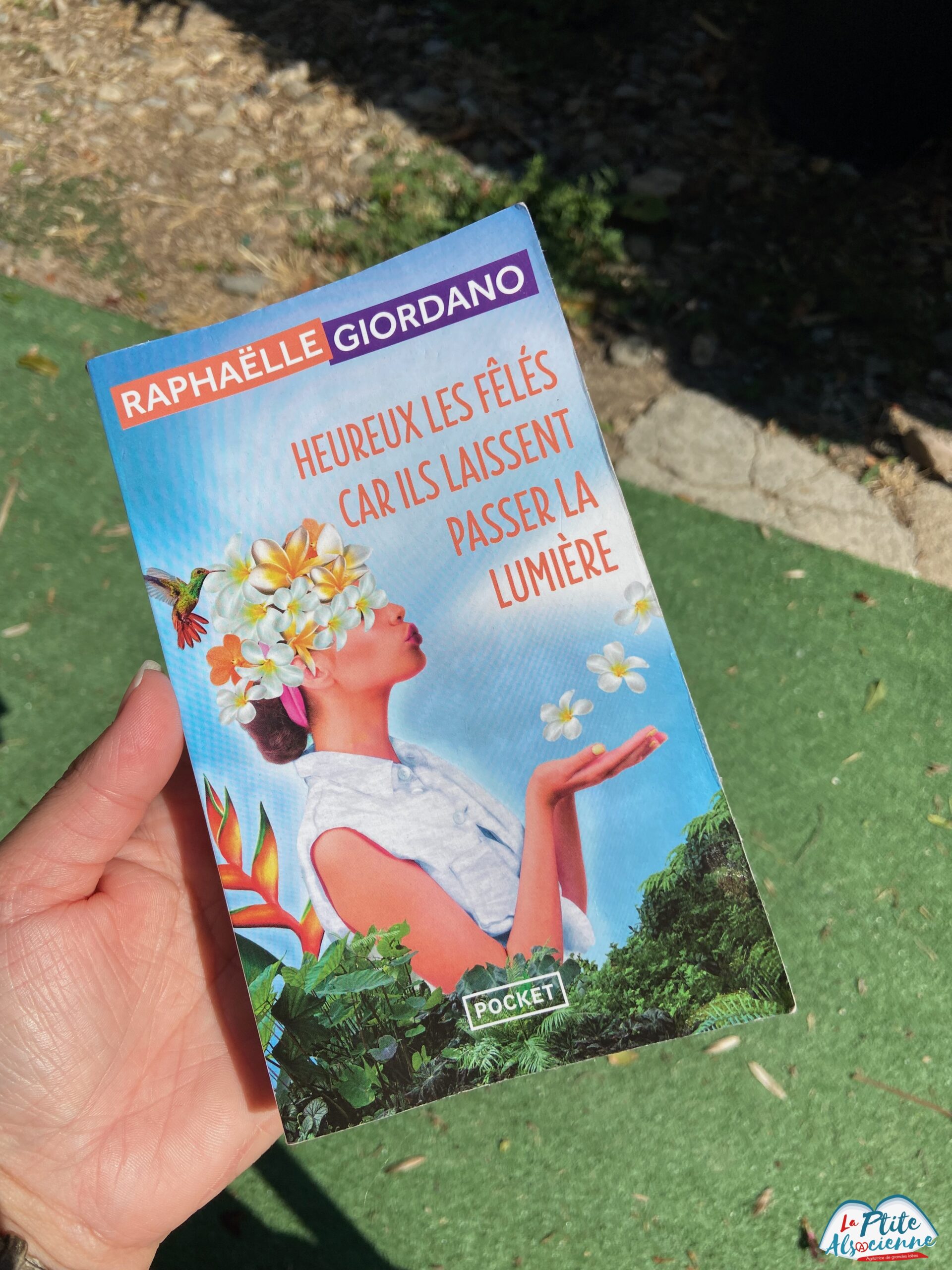 Prochain livre en cours de lecture... Heureux les fêlés car il laissent passer la lumière Raphaelle Giordano